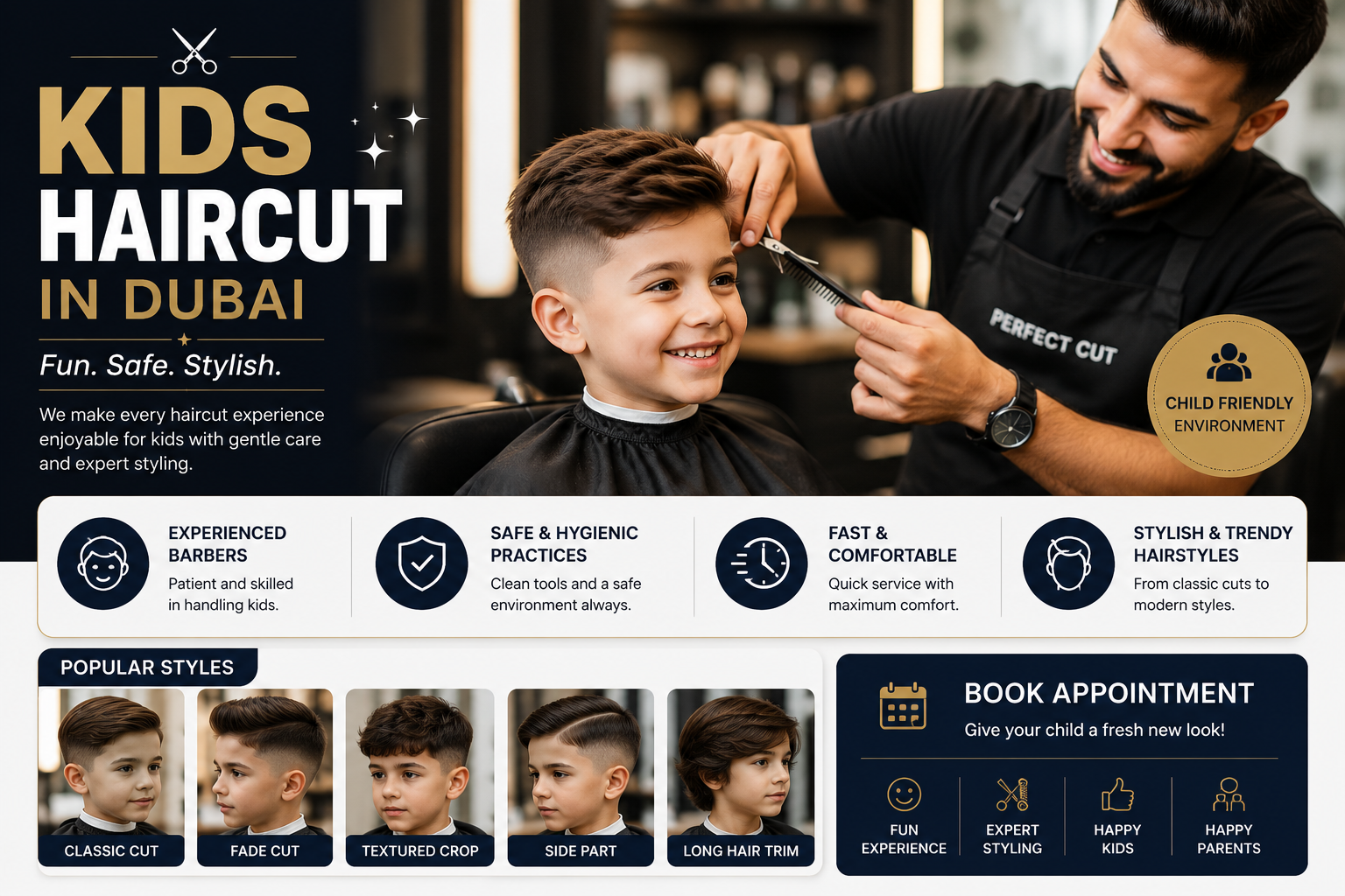 Kids Haircut in Dubai